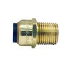 Tectite By Apollo 1/2 in. Brass Push-to-Connect x Male Pipe Thread Adapter FSBMA12